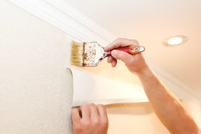 Pose de papier peint à Châtenay-en-France — revêtements muraux et toiles de verre